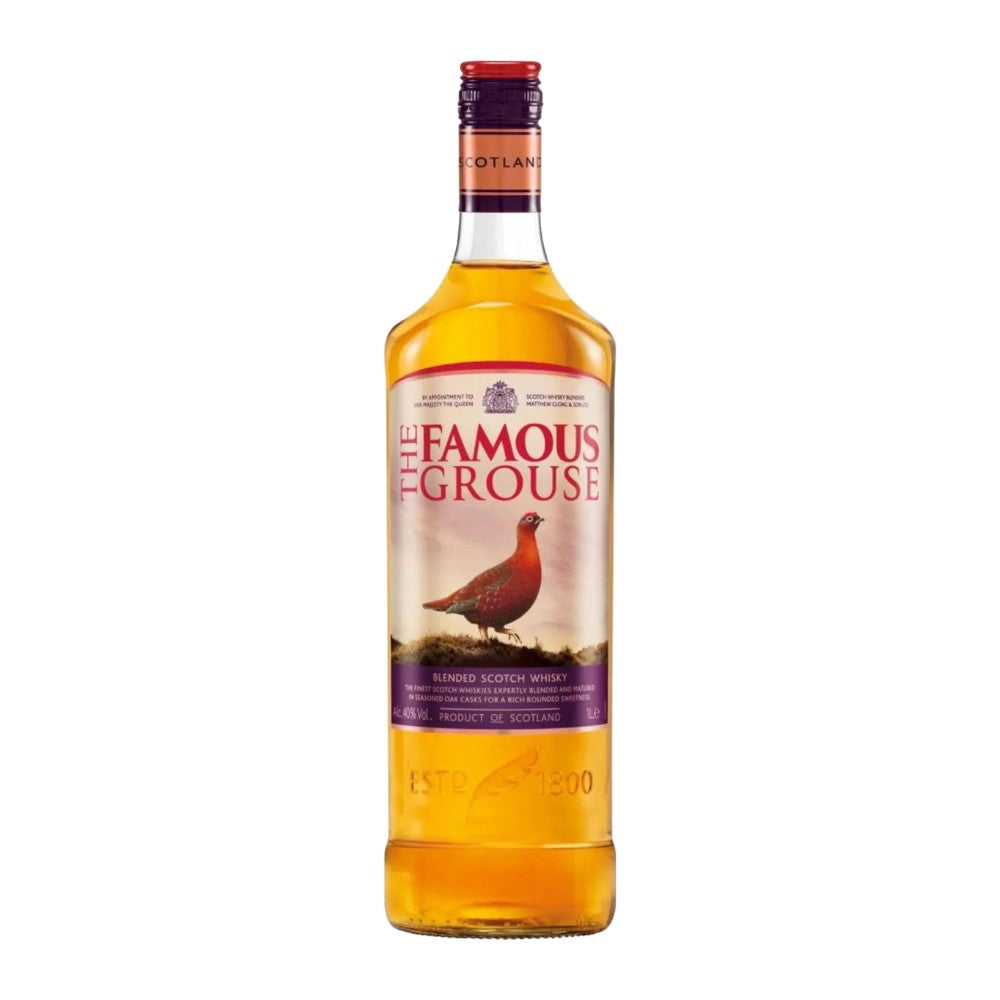 The Famous Grouse Blended Scotch Whiskey – Cellar Selection (Torn Label)